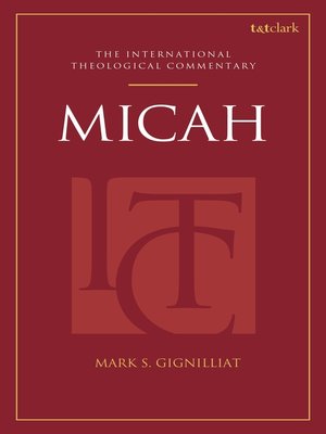 cover image of Micah (ITC)